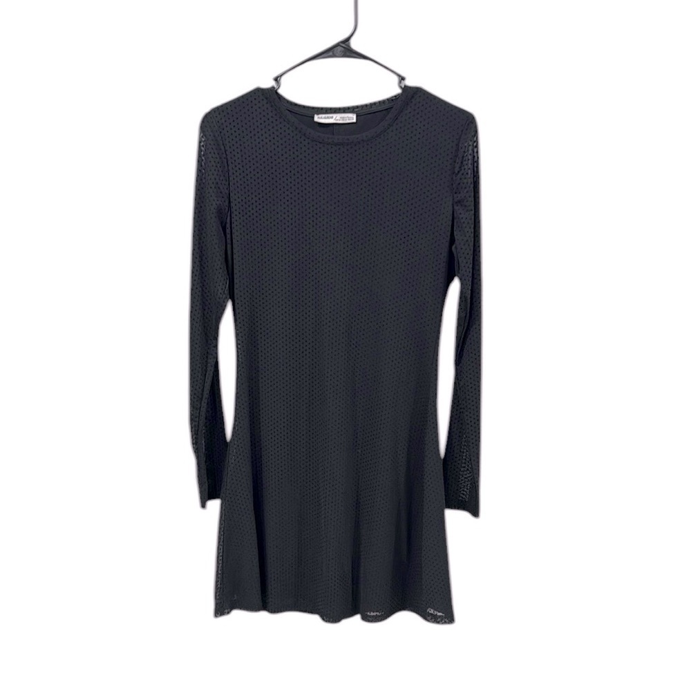 Pull&Bear Gray Long Sleeve Sheath Dress